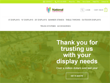 Tablet Screenshot of nationaltradeshowdisplays.com